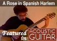 YouTube video of Kinloch Nelson playing A Rose in Spanish Harlem
